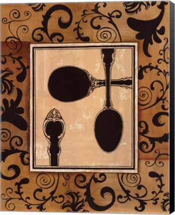 Framed Spoons Print