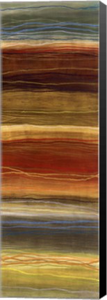 Framed Organic Layers Panel II Print