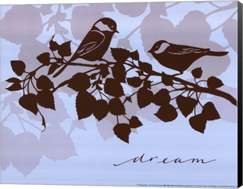 Framed Chickadee Dream - mini Print