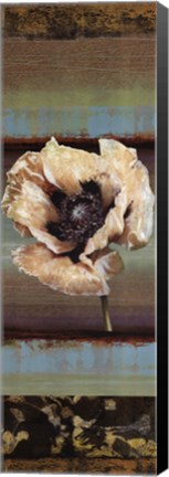 Framed Elemental Poppy I Print