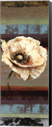 Framed Elemental Poppy II - mini Print