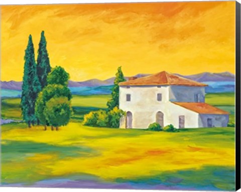 Framed Toscana II Print