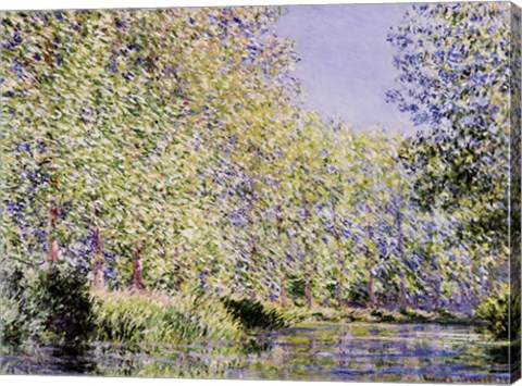 Framed Epte River near Giverny Print