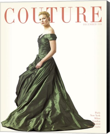 Framed Couture December 1959 Print
