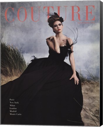 Framed Couture November 1959 Print