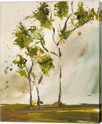 Framed Calli Trees I Print
