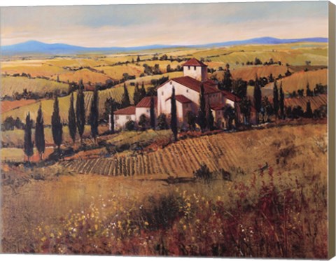 Framed Tuscany III Print