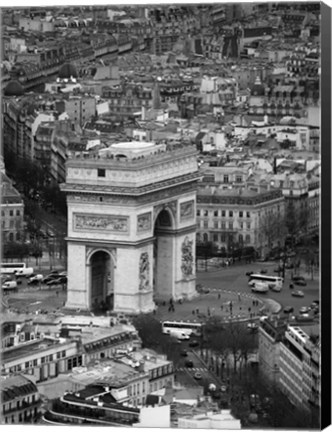 Framed Arc de Triomphe Print