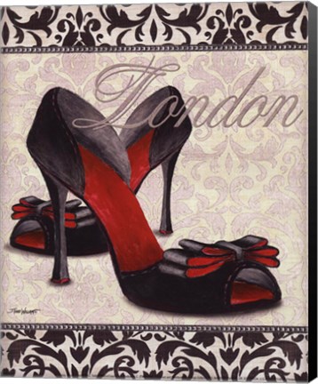 Framed Classy Shoes I - mini Print