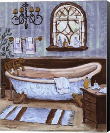 Framed Tranquil Tub II - mini Print