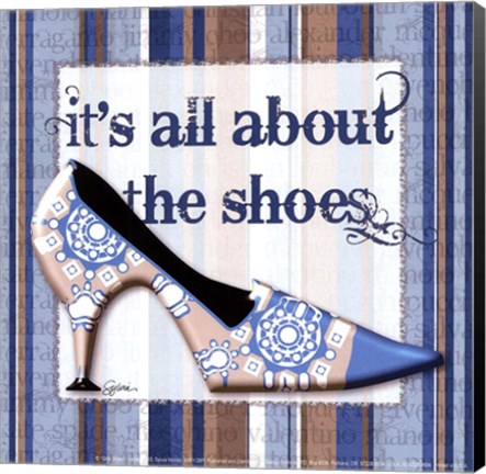 Framed Girly Shoe I - petite Print