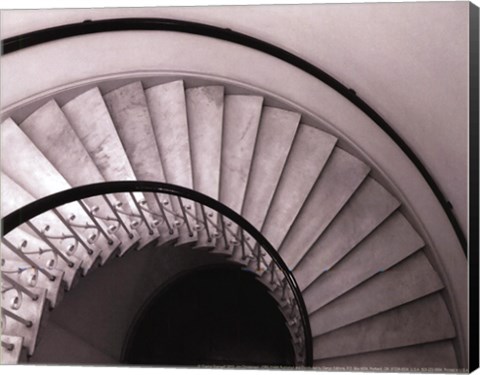 Framed Capital Stairway - mini Print