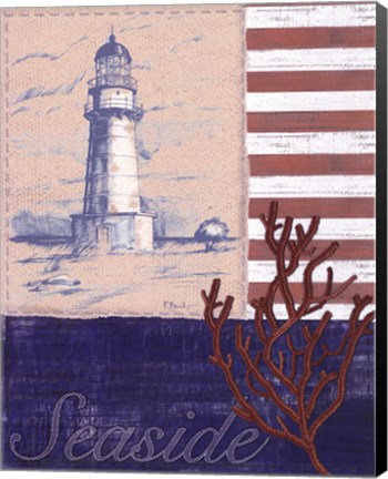 Framed American Coastal II Print