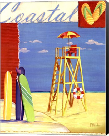Framed Lifeguard Collage IV Print