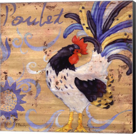 Framed Royale Rooster IV Print