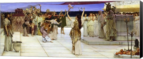 Framed Dedication to Bacchus, 1889 Print