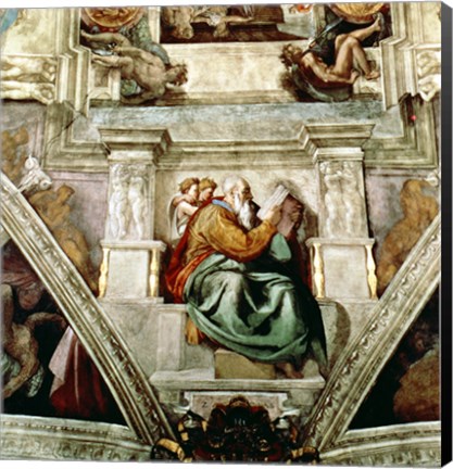 Framed Sistine Chapel Ceiling, 1508-12 Print