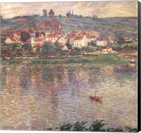 Framed Vetheuil, 1901 Print