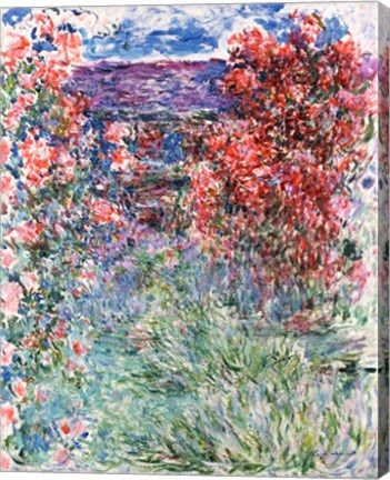 Framed House at Giverny under the Roses, 1925 Print