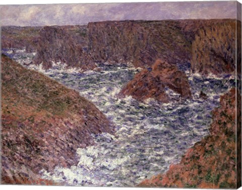 Framed Port Domois at Belle Ile, 1886 Print