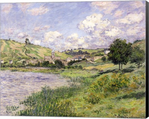 Framed Landscape, Vetheuil, 1879 Print