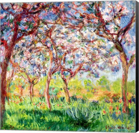 Framed Printemps a Giverny, 1903 Print