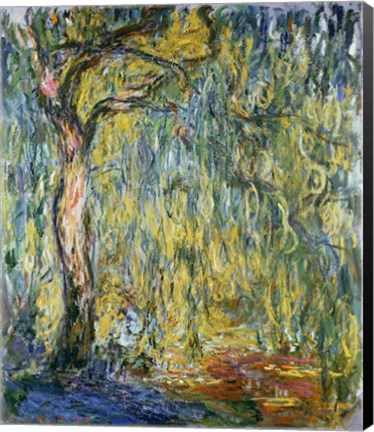 Framed Large Willow at Giverny, 1918 Print