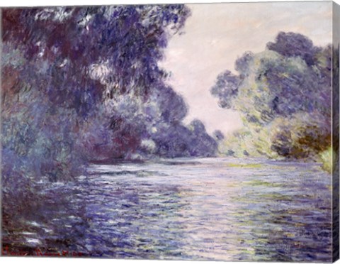 Framed Branch of the Seine near Giverny, 1897 detail Print