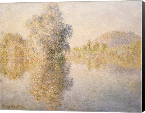 Framed Early Morning on the Seine at Giverny, 1893 Print