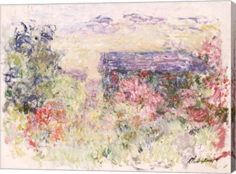 Framed House Through the Roses, c.1925-26 Print