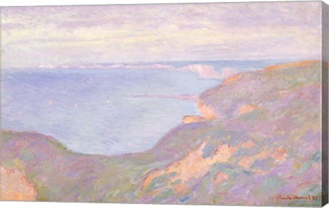 Framed Cliffs near Dieppe, 1897 Print