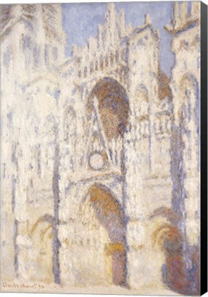 Framed Rouen Cathedral, Afternoon Print