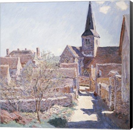 Framed Bennecourt, 1885 Print