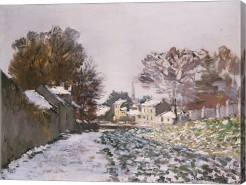 Framed Snow at Argenteuil, c.1874 Print