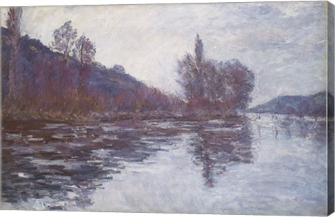 Framed Seine near Giverny, 1894 Print