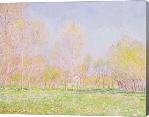 Framed Spring in Giverny, 1890 Print