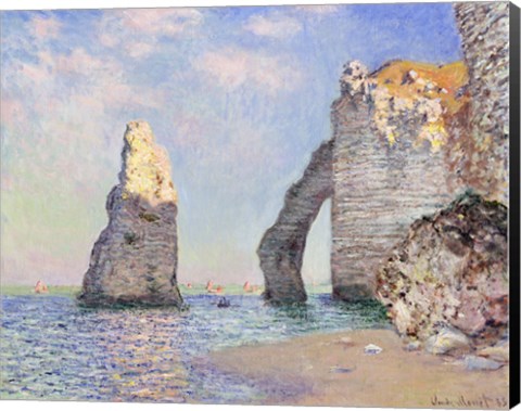 Framed Cliffs at Etretat, 1885 Print