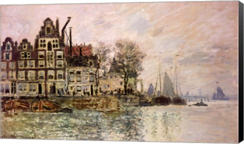 Framed Port of Amsterdam Print