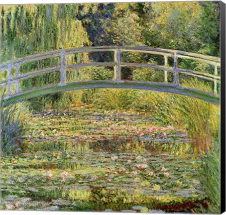 Framed Waterlily Pond, 1899 Print