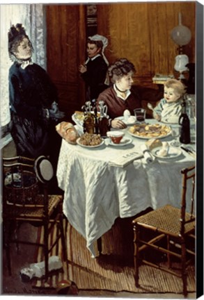 Framed Breakfast, 1868 Print