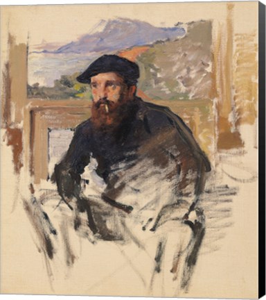 Framed Self Portrait in his Atelier, c.1884 Print