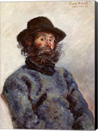 Framed Poly, Fisherman at Belle-Ile, 1886 Print