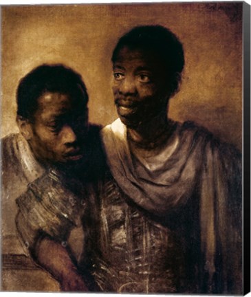 Framed Two Negroes, 1661 Print