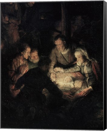 Framed Adoration of the Shepherds Print