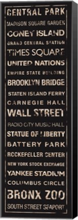 Framed Transit NYC I Print