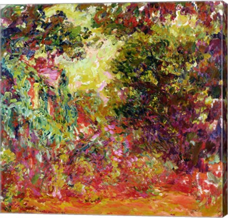 Framed Artist&#39;s House from the Rose Garden, 1922-24 Print