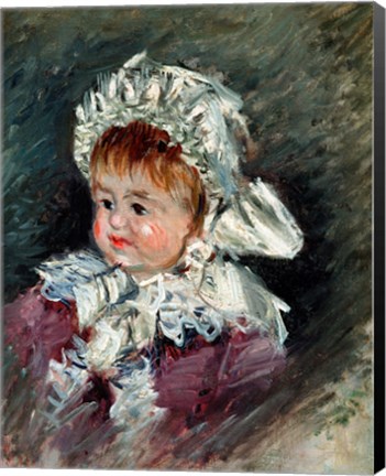 Framed Michel Monet (1878-1966) as a Baby, 1878-79 Print