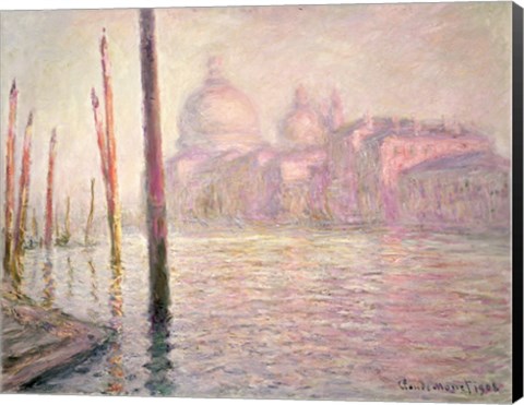 Framed View of Venice, 1908 Print