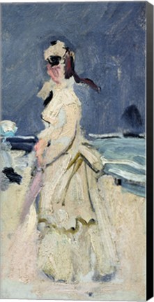 Framed Camille on the Beach Print