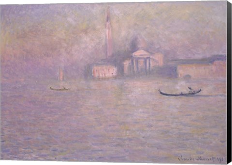 Framed San Giorgio Maggiore, 1908 Print